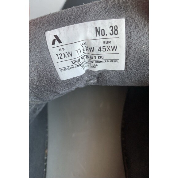 Anodyne Mens Casual Sneakers No 38 Black Size 12 XW Sport Walker Shoes - Picture 8 of 12